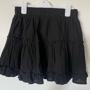 Princess Polly Black Flowy Skirt
